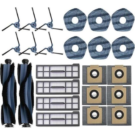 Accessoires de rechange pour aspirateur robot Eufy X10 Pro Omni, lot de 25 accessoires de rechange (1/5)