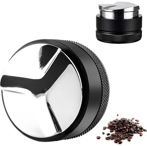 Professionelles Barista Zubehör für Espresso: 51 mm Tamper, Kaffeeteiler und Kaffeeabstreifer aus Edelstahl 304 (1/5)