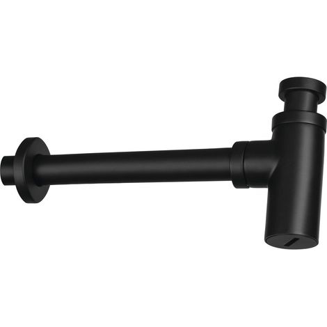 Deante Syphon de lavabo noir mat design bouteille (1/5)