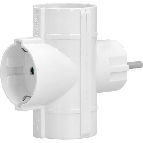Dreifach-Schuko-Adapter 16 A 250 V.