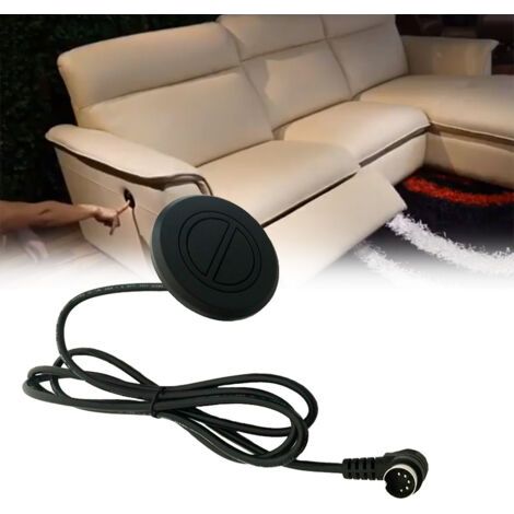 90Degré Contrôleur à Main Filaire Bouton Rond Électrique Avec Tête à Degrés Outil Pour Fauteuils Électriques Et Facile à Utiliser Et Durable (1/4)