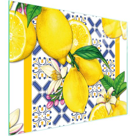 Tagliere in vetro 52x40 limone (1/5)
