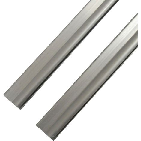 Aluminium Caravan Awning Rail Strip x2 400MM (C Channel Campervan Motorhome)