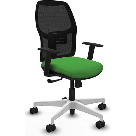 Chaise de bureau piqueras y crespo Alfera noire verte 120kg (1/2)