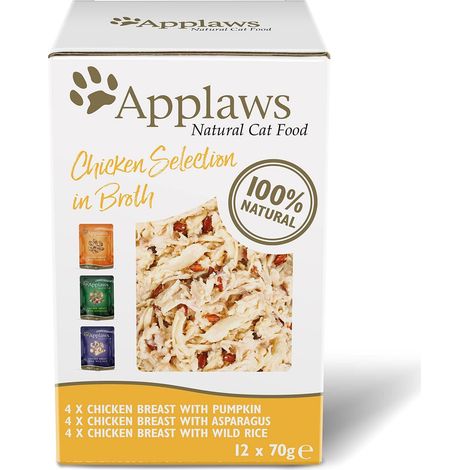Applaws Cat Pouch MPk Chicken (12Pk) 70g - 27503 (1/5)