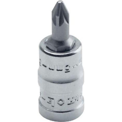 Douille tournevis Pozidriv® 1/4" – Embout Silicium S2 – Douille Chrome Vanadium – MOB (1/2)