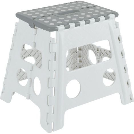 Klapphocker 32 cm TB032GB – Belastbar bis 150 kg – Rutschfest – Für drinnen und draußen – Leicht zu transportieren (1/5)