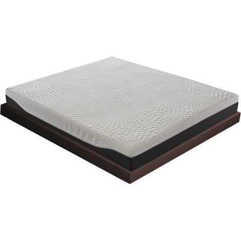 matelas à ressorts ensachés, mousse à mémoire de forme, hauteur 25 cm, orthopédique, élastique et indéformable, 13 zones de confort 180x200
