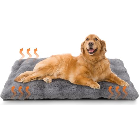 Coussin Auto-Chauffant Voyage Chat & Chien Tapis Hiver Thermique Lit Animaux de Compagnie pour Intérieur & Exterieur, Lavable, Imperméable, Antidérapant,90x60cm (1/5)