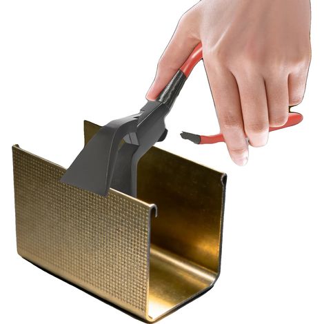 Pince à joint en métal, acier au carbone robuste, longueur de 10 pouces, fonctionnement manuel, ensemble de 3 pièces, multifonctionnel (1/5)