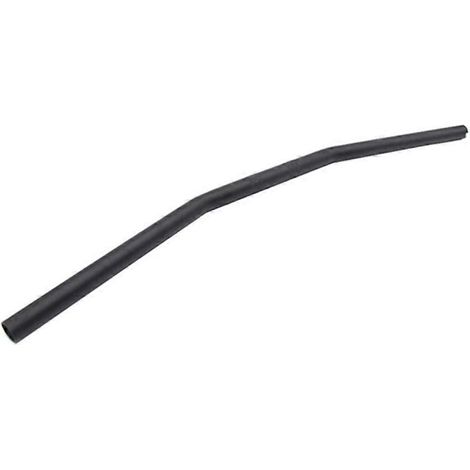 Guidon de moto 7/8" 22 mm noir, style Drag, droit, Cafe Racer, pour Honda, Kawasaki, Yamaha, Suzuki, Chopper, Bobber (1/5)