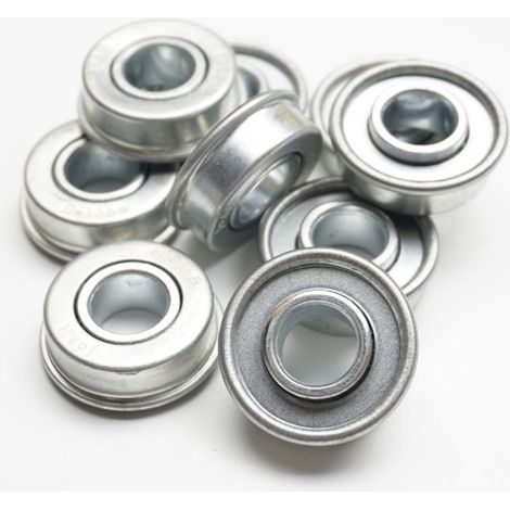 Satz mit 8 Rasenmäherrädern – Innendurchmesser 12,8 mm, Außendurchmesser 28,7 mm – Ersatz für Schiebewagen und Modell XV160-x-x (1/2)