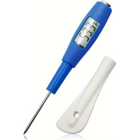 Mini spatule numérique à bonbons avec thermomètre intégré, -50 à 300 °C / -58 à 572 °F, idéale pour la cuisine, la préparation de bonbons, de sauces au chocolat et de confitures.