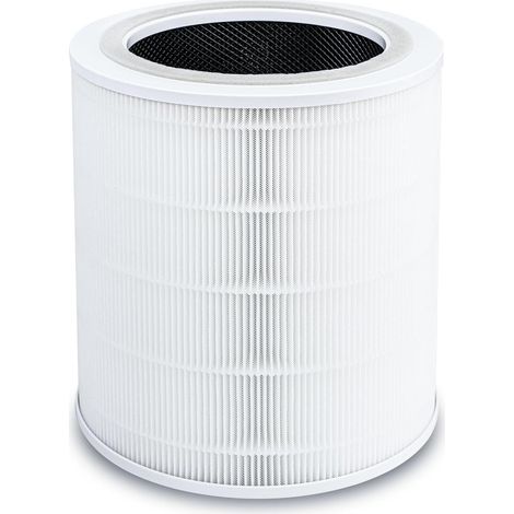 Core 400S Filtre de rechange pour purificateur d'air Core 400S, Core 400S-RF, H13 True HEPA et charbon actif, filtration d'air haute efficacité, blanc (1/5)