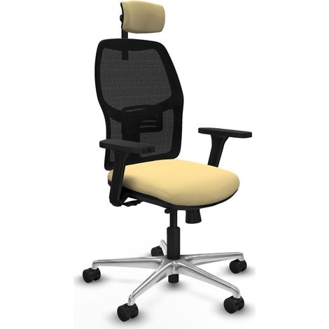 Silla de oficina piqueras y crespo Alfera negra cómoda (1/2)