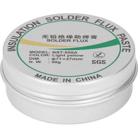 Pâte à souder Flux Colophane Sans Nettoyage 50g Entretien Réparation Électronique (1/5)
