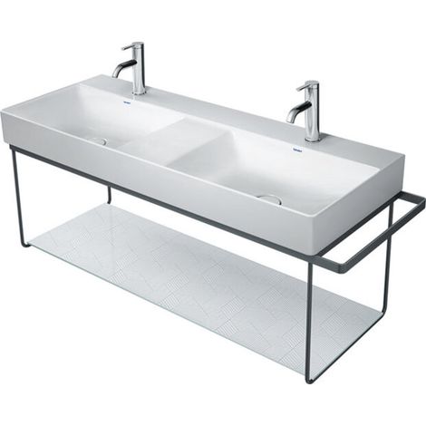 Consola metálica Duravit DuraSquare 126,5x45,1cm, para lavabo