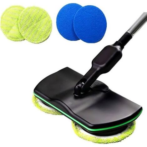 Balai Serpillere Professionnel Vadrouille Cireuse Lustreuse Cireuse Parquet Vadrouille Électrique Sans Fil - Eu Plug