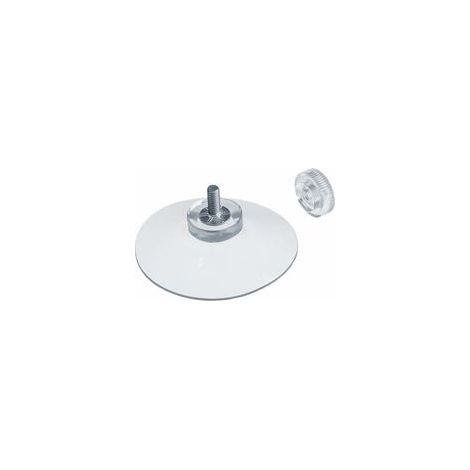 Set of 8 Suction Cups Ø50mm M4x10mm Thread Knurled Nuts for Fixing Smooth Surfaces Glass German Quality (1/5)