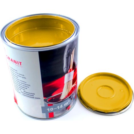 Vernice giallo limone RAL 1012 NOPOLUX WILKKENS GRANIT, barattolo da 1 litro (1/2)