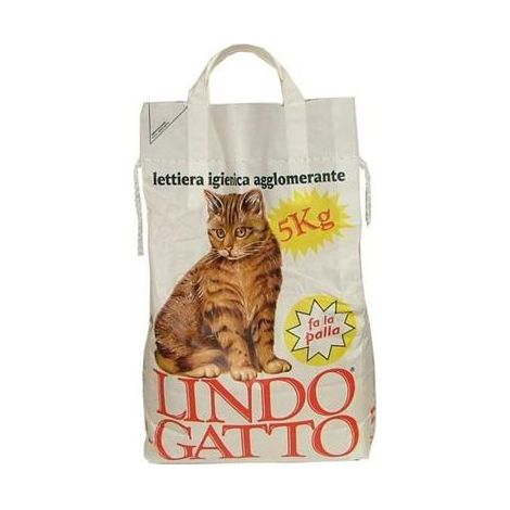 Lettiera igienica agglomerante per gatti in confezione da 5 kilogram