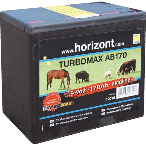 Horizont – Pile alcaline 9 V 170 AH – Résiste de -20°C à +45°C – 0% cadmium, 0% mercure – Pour appareils électroniques