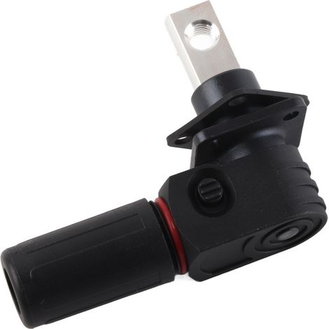 2 Stück Energiespeicherstecker M8 200A 1-adrig, Steckerzubehör für Fahrzeuge, schwarz (1/5)