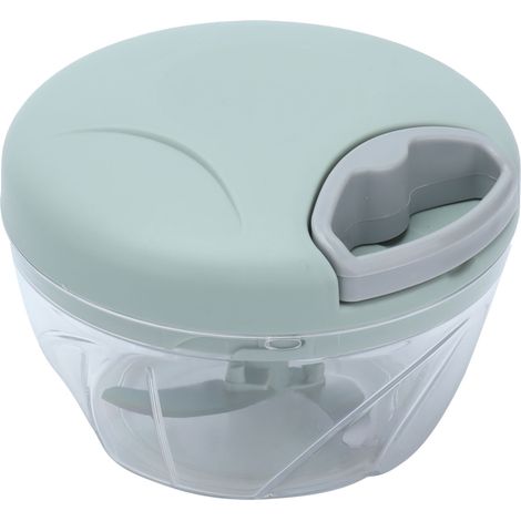 500 ml Gemüseschneider mit Kordelzug, manueller Fleischzerkleinerer, Küchenhelfer, Mintgrün (1/5)