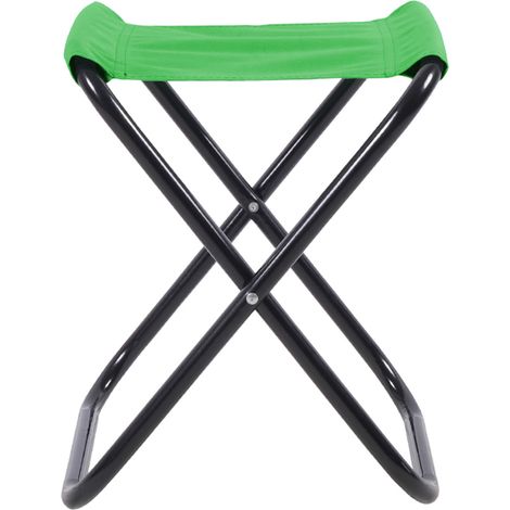 Mini Sgabello Pieghevole Sedia Portatile Per Esterni Leggero Campeggio Viaggi Escursioni Seggiola Giardino Piccola SalvaSpazio Sgabelli Da Zaino Pesca Verde (1/4)