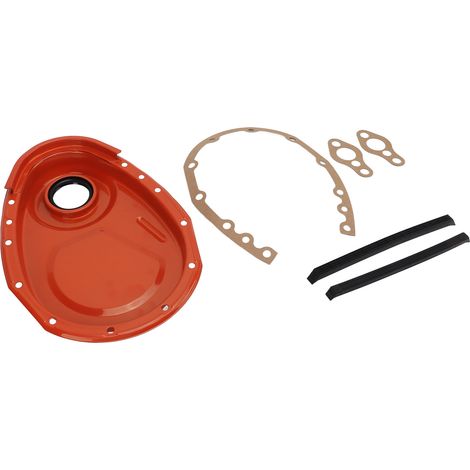 Metallener Steuerketten-Dichtungsschraubensatz für SBC 283, 327, 305, 350, 383 und 400 Motoren, orange (1/5)