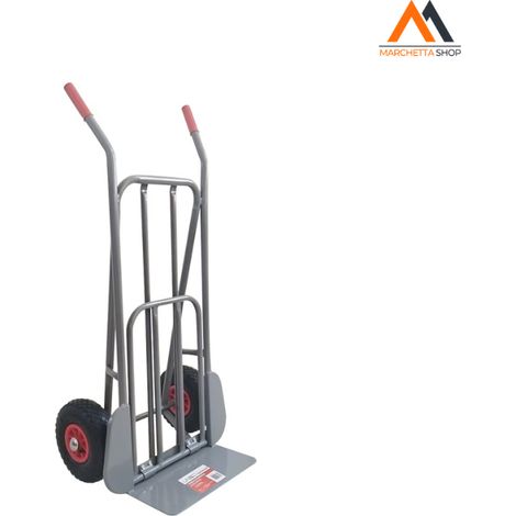 CARRELLO PORTAPACCHI CON PALA RIBALTABILE acciaio verniciato
