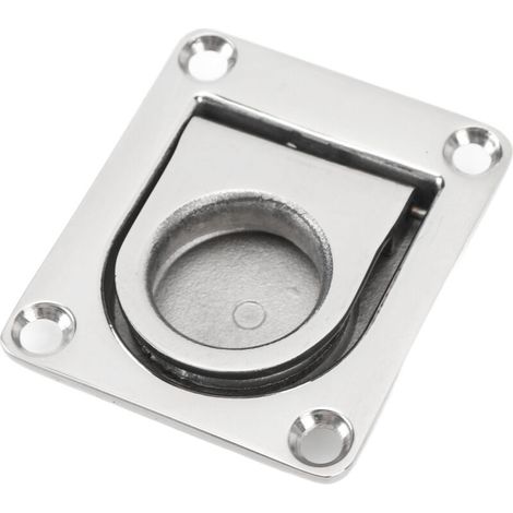 Ejoyous 67 Mm X 56 Mm à Anneaux de Bateau Hathes Poignée de Traction en Acier Inoxydable pour Les Bateaux, Les Terrasses, Les Meubles de Maison, avec des Options de Raccords Polyvalents pour Une. (1/5)