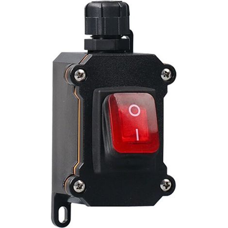 IP68 Wasserdichter Boots-Wippschalter 12V-24V Hochstrom 30A mit LED-Leuchte und Ein/Aus-Taste. (1/2)