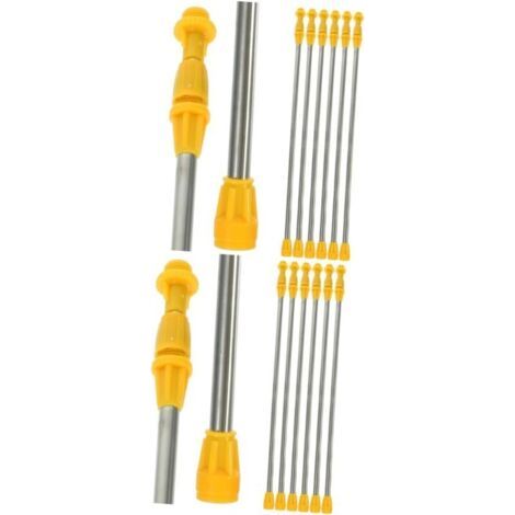 12 Pièces Accessoires De Pulvérisation Flèche En Acier Inoxydable Pulvérisateur Agricole De Nettoyage De Toit Barre D'Extensio