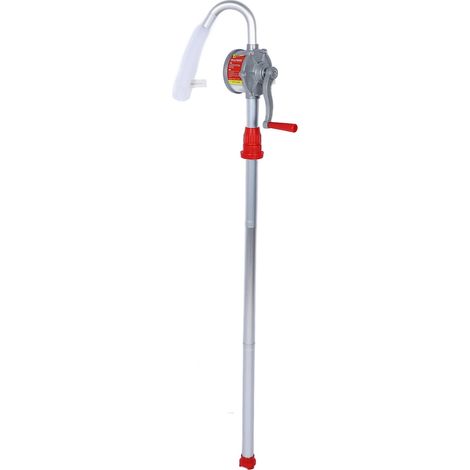 Pompe rotative manuelle pour fût d'huile, compatible avec les applications automobiles, industrielles et agricoles, pour liquide de frein non corrosif de viscosité moyenne. (1/5)