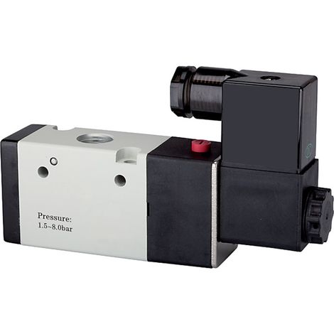 Riegler 3/2-Wegeventil elektropn., monostabil, NC, G1/4, 24VDC, 1300l/min (1/3)