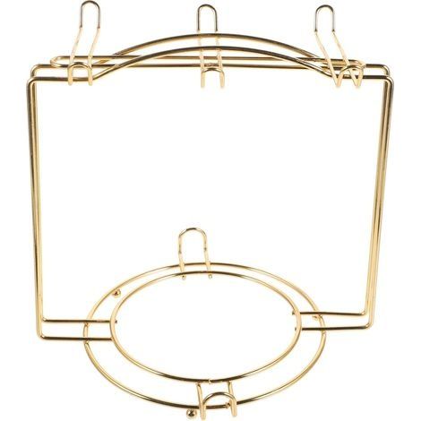 Organisateur de Tasses Assiettes Inoxydable Support de Rangement Vertical pour Tasses Assiettes Élégant pour Cuisine Bureau (1/5)
