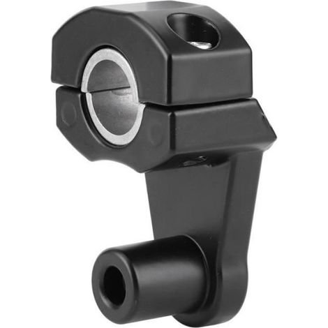 2 PCS 22mm / 28mm Support pince de rehausseur de guidon de moto universel pivotant en aluminium CNC (1/4)