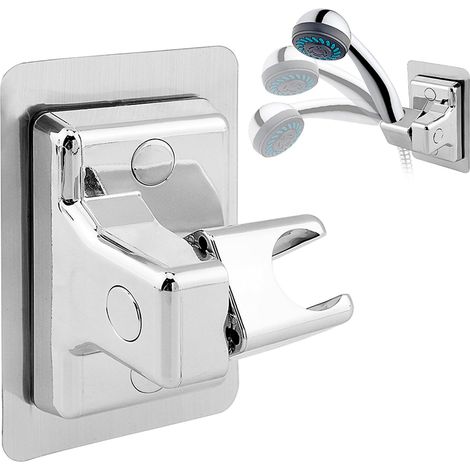 360° drehbarer Duschkopfhalter ohne Bohren – universell verstellbare Duschhalterung für Handbrause oder Duschkopf (1/5)