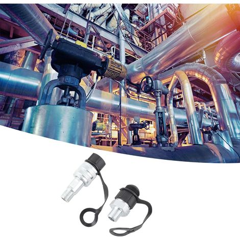 Raccord rapide hydraulique M161,5 pour conduite d'huile haute pression, connecteur mâle et femelle avec clapet anti-retour. (1/5)