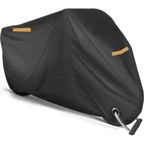 Housse de moto en tissu Oxford, imperméable et résistante aux intempéries, pour le rangement extérieur. (1/5)