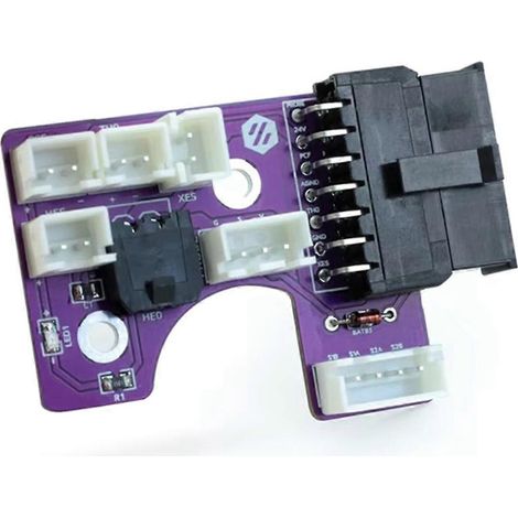 Adaptateur de tête d'extrusion pour imprimante 3D HU8D (carte PCB pour tête d'outil Afterburner 2,4 pouces) (1/5)