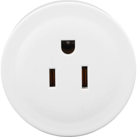 Prises intelligentes WiFi 2.4GHz 2200W Minuterie Commande à Distance Prise Connectée US 110-240V (1/5)