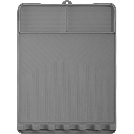 Tapis de cuisson en silicone pour barbecue, coussin de protection résistant à la chaleur, 40 x 30 x 3,5 cm, revêtement antiadhésif, protection thermique, idéal pour le barbecue de jardin, la préparati (1/5)
