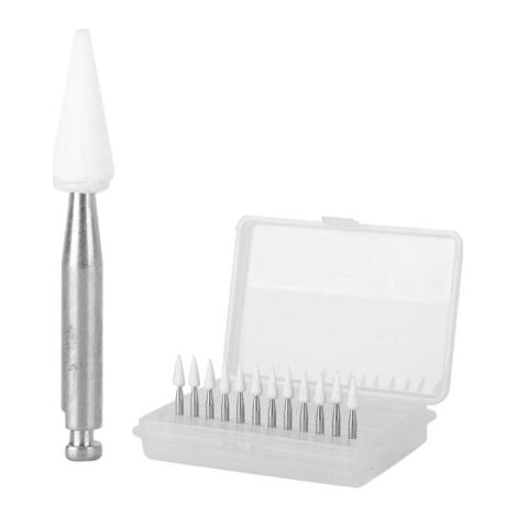 12 VW253 Dentalbohrer zum Polieren und Schleifen von Prothesen, 12er-Set (1/5)
