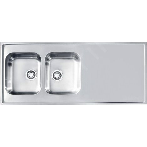 Alveus Classic Pro - Évier 140x60 cm, inox 1132129 (1/3)