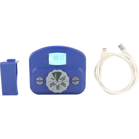 Programmatore Irrigazione Giardino – Timer Digitale IP44 Impermeabile, Alimentazione USB/AA, 4 Programmi Settimanali – Plastica ABS Resistente – Design Moderno per Cura Piante e Vacanze (1/5)