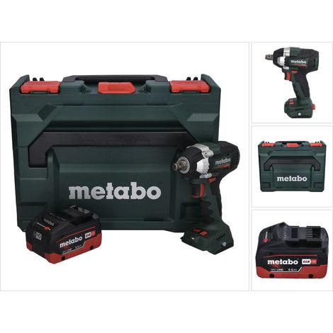 Metabo SSW 18 LT 300 BL 18 V 300 Nm Avvitatore a impulsi senza fili + 1x batteria 5,5 Ah + metaBOX - senza caricatore (1/5)
