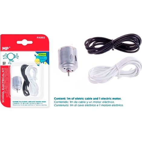 Kit eléctrico para trabajos escolares, motor