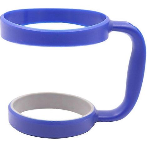 Poignée de gobelet de 30 oz en acier inoxydable, poignée de chope à bière améliorée, antidérapante et réglable pour voyage (bleu)-Blue